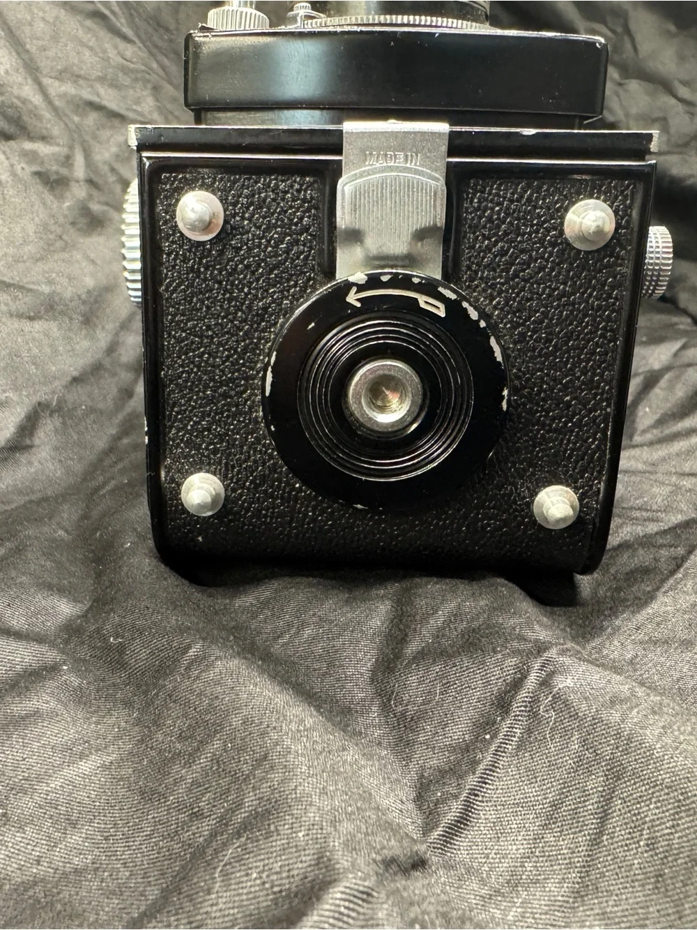 Vintage Sears Tower Reflex twin lens analog 120 film camera, working, AS-IS